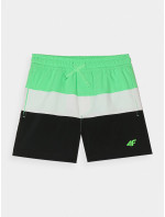 Chlapecké plážové šortky typu boardshorts 4F - zelené