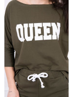 Set s khaki potiskem Queen