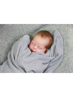 Doktor Nap Newborn Baby Swaddle Blanket Obc.2102. Grey