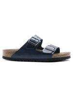 Birkenstock Arizona Soft Footbed Oiled Leather Narrow Žabky dámské/mužské Blue for Narrow Foot Oiled Leather (1013644)