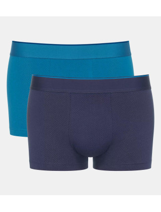 Pánské boxerky EVER Airy Hipster C2P - BLUE - modré M008 - SLOGGI