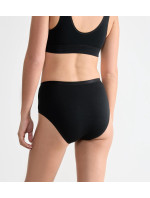 Dámské kalhotky GO Daily Cotton Midi 3P - BLACK - černé 0004 - SLOGGI