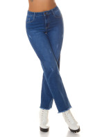 Sexy použitý vzhled Highwaist Jeans