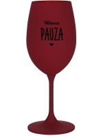 MÁMINA PAUZA - bordo sklenice na víno 350 ml