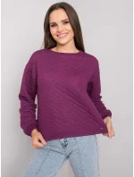 Mikina RV BL 7446.99 tmavě fialová