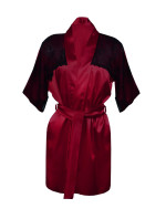 DKaren Housecoat Barbara Crimson