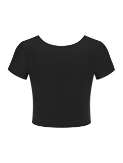 Dámský top ZERO Feel 2.0 Crop Top - BLACK - černý 0004 - SLOGGI