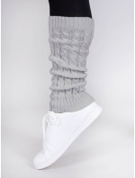 Yoclub Leg Warmers Gray Braid SOC-0001U-6600 Grey