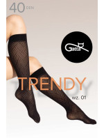 Gatta Knee Socks 01 40 DEN kolor:nero