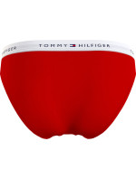 Dámské kalhotky CURVE TOMMY ICONS LOGO WAISTBAND BRIEFS UW0UW04018XLG červená - Tommy Hilfiger