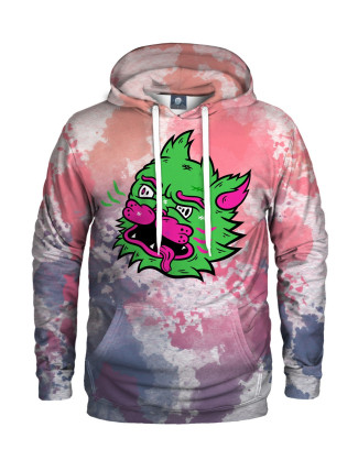 Aloha From Deer Bizarre Tie Dye Hoodie H-K AFD582 Pink