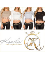 Sexy KouCla crop pulovr "LONDON"