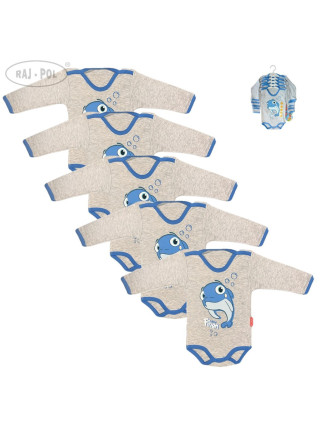 Raj-Pol 5pack Baby Body Sketch Finek PEK-BOD002 Multicolour