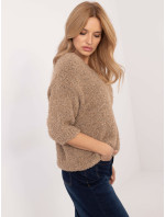 Jumper MI SW 1110.39P tmavě lila