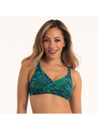 Style Ottilie Top Bikini - horní díl 8340-1 modro-zelená - Anita Classix