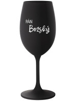 PÁN BOŽSKÝ - čierny pohár na víno 350 ml