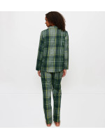 Dámské pyžamo Boyfriend PW X Checks - GREEN - zelené 0031 - TRIUMPH