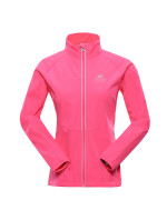 Dámská softshellová bunda s membránou ALPINE PRO MULTA neon knockout pink