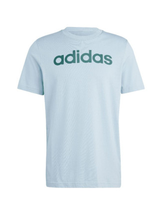 Tričko adidas Essentials Single Jersey Linear s vyšitým logem M IJ8651