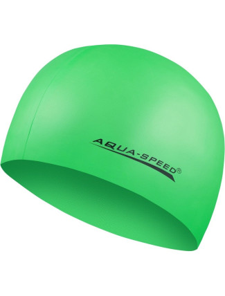 AQUA SPEED Plavecká čepice Mega Green Pattern 11