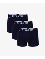 Pánské boxerky ATLANTIC 3Pack - tmavě modrá