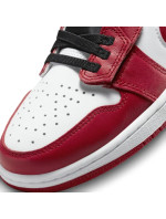 Pánské sportovní boty Air Jordan 1 Low FlyEase M DM1206-163 Červeno-bílá s černou - Nike