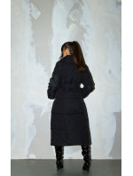 Sexy Fashionista Extra Long Winterjacke mit Gürtel