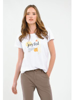 Volcano T-Shirt T-JOYFULL White