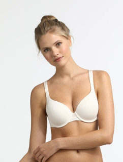 Dámská vyztužená podprsenka DIM INVISIBLE GENEROUS LIGHT PADDED BRA - DIM - smetanová