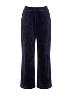 Dámské kalhoty Sensual Velour Wide Leg Trousers - BLUE - tm. modré 7064 - TRIUMPH