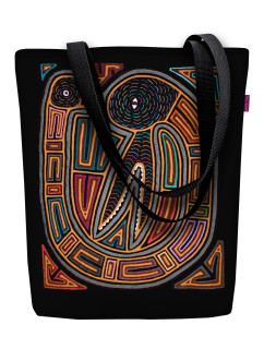 Bertoni Plátěná taška Sunny Kenia Black/Multicolour