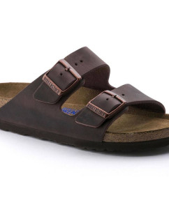 Dámské žabky Birkenstock Arizona Soft Footbed Oiled Leather Habana narrow (0452763)