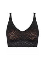 Dámská podprsenka ZERO Feel Bliss Bralette - BLACK - černá 0004 - SLOGGI