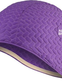 AQUA SPEED Plavecká čepice pro dlouhé vlasy Bombastic Tic-Tac Violet