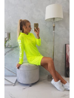 Šaty Off White yellow neon