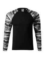 Camouflage LS triko unisex camouflage gray