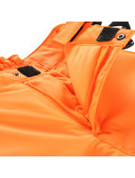 Dětské lyžařské kalhoty s membránou ptx ALPINE PRO OSAGO neon shocking orange