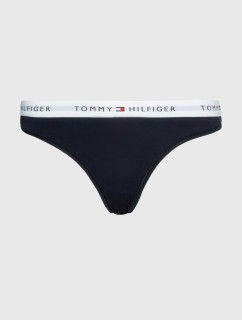 Dámská tanga THONG UW0UW03835 DW5 tm. modré - Tommy Hilfiger