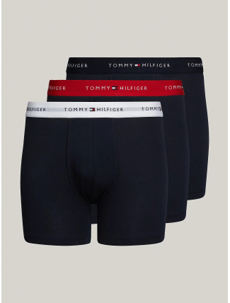 Pánské boxerky 3Pack BOXER BRIEF WB UM0UM02765 05G černé - Tommy Hilfiger