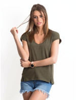 Tričko RV TS 4839.21P khaki