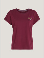 Dámská trička SHORT SLEEVE T-SHIRT GOLD EMBR. UW0UW04914VLP - Tommy Hilfiger