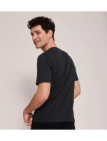 Pánské tričko GO V-Neck Slim Fit - BLACK - černá 0004 - SLOGGI