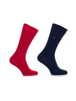 Ponožky Tommy Hilfiger 3Pack 371111 Red/Navy Blue