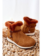 Children's Snow Boots With Fur Big Star BB374058BS Camel