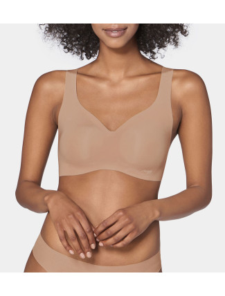 Dámská podprsenka ZERO Feel Bralette cognac - Sloggi