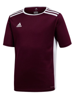 Dětské tričko Entrada 18 Jr CE9564 JSYY Vínová s bílou - Adidas