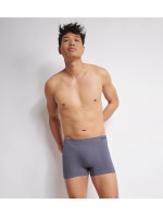 Pánské boxerky GO Smooth Short C2P - BLACK - černošedé M014 - SLOGGI