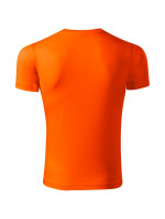 Pixel tričko unisex neon orange