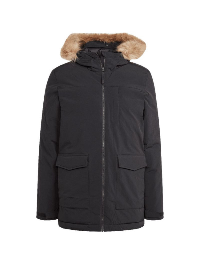 Adidas Parka s kapucí a kožešinou M IK0553 Bunda