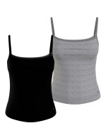 Dámská balení 2 PACK CAMI WITH LACE UW0UW048920RZ - Tommy Hilfiger